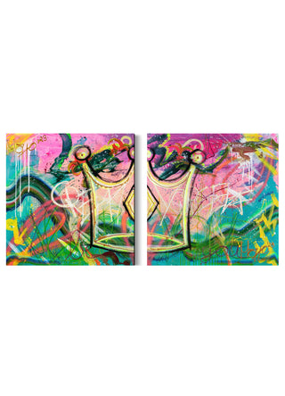 CREATE YOURSELF - Urban Art Leindwand Gemälde