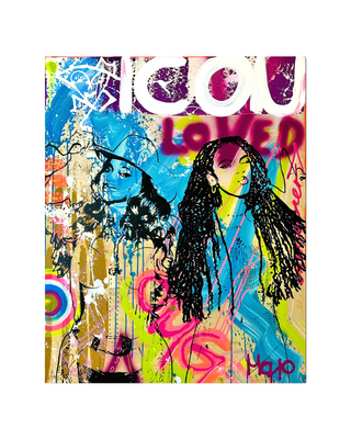 ICON LOVED - Pop Art Leinwand Gemälde