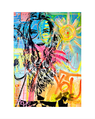 YOU ARE VACATION - Pop Art Leinwand Gemälde